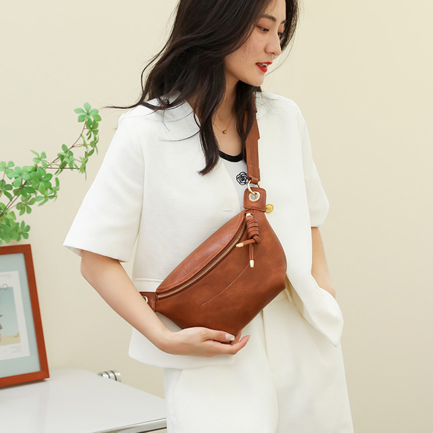 Leather Cross Body Bag