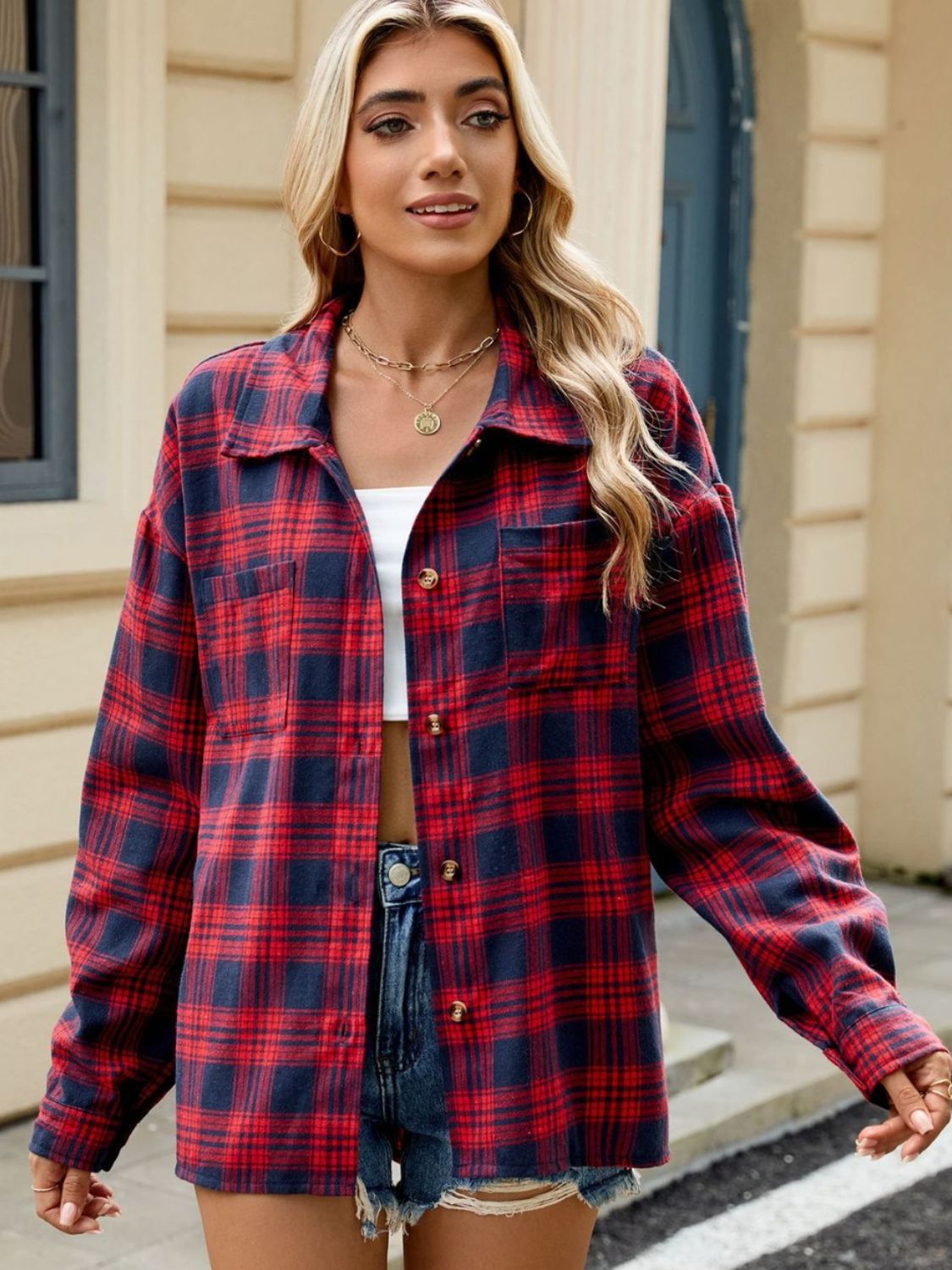 Plaid Long Sleeve Shirt