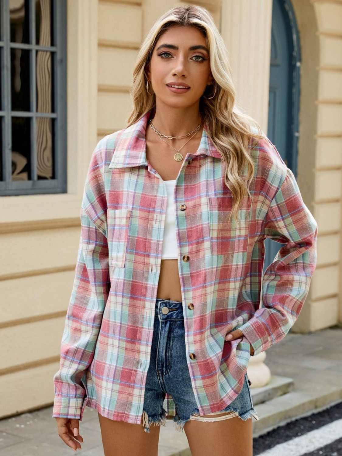 Plaid Long Sleeve Shirt