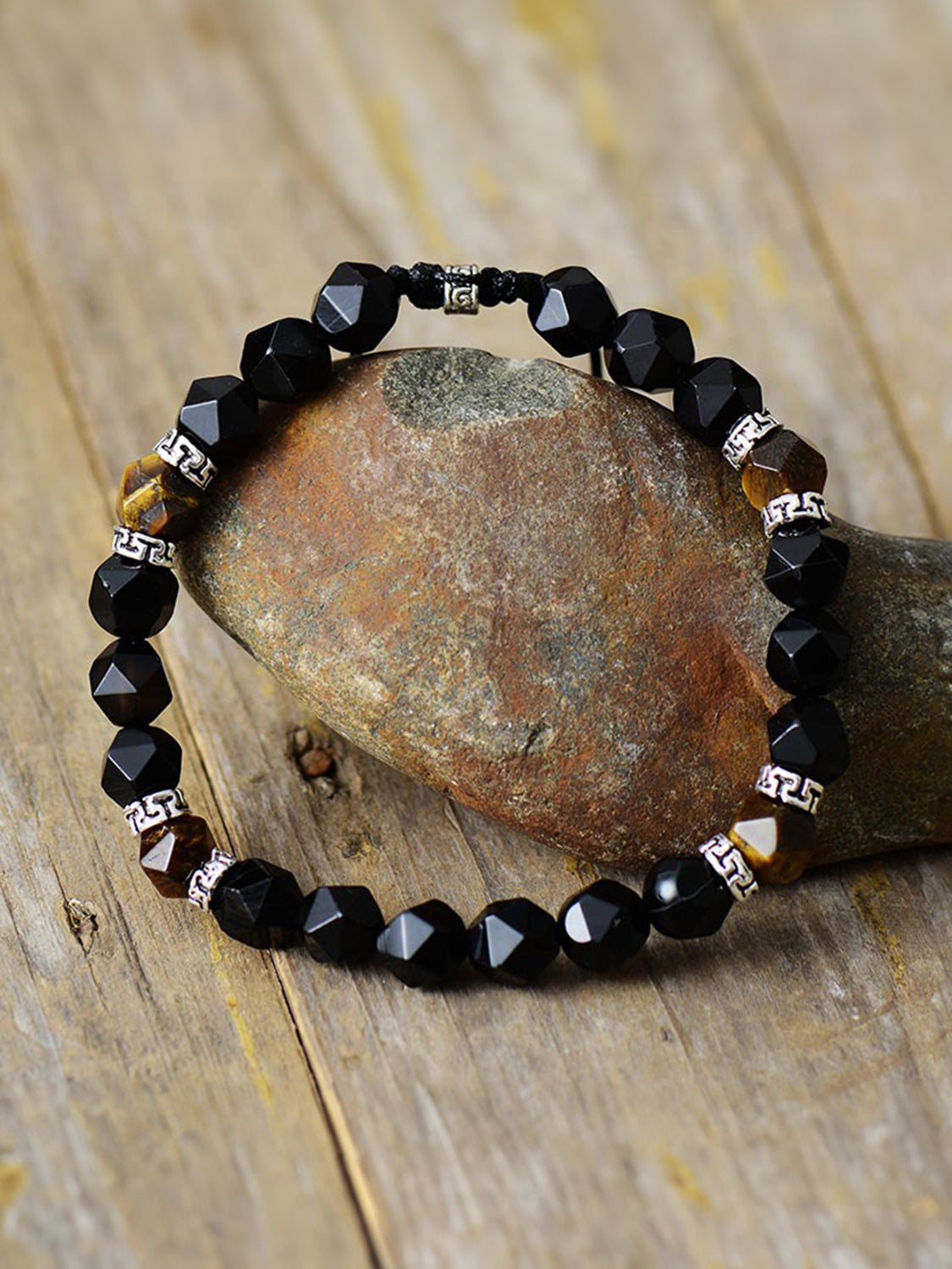 Adjustable Natural Stone Bracelet