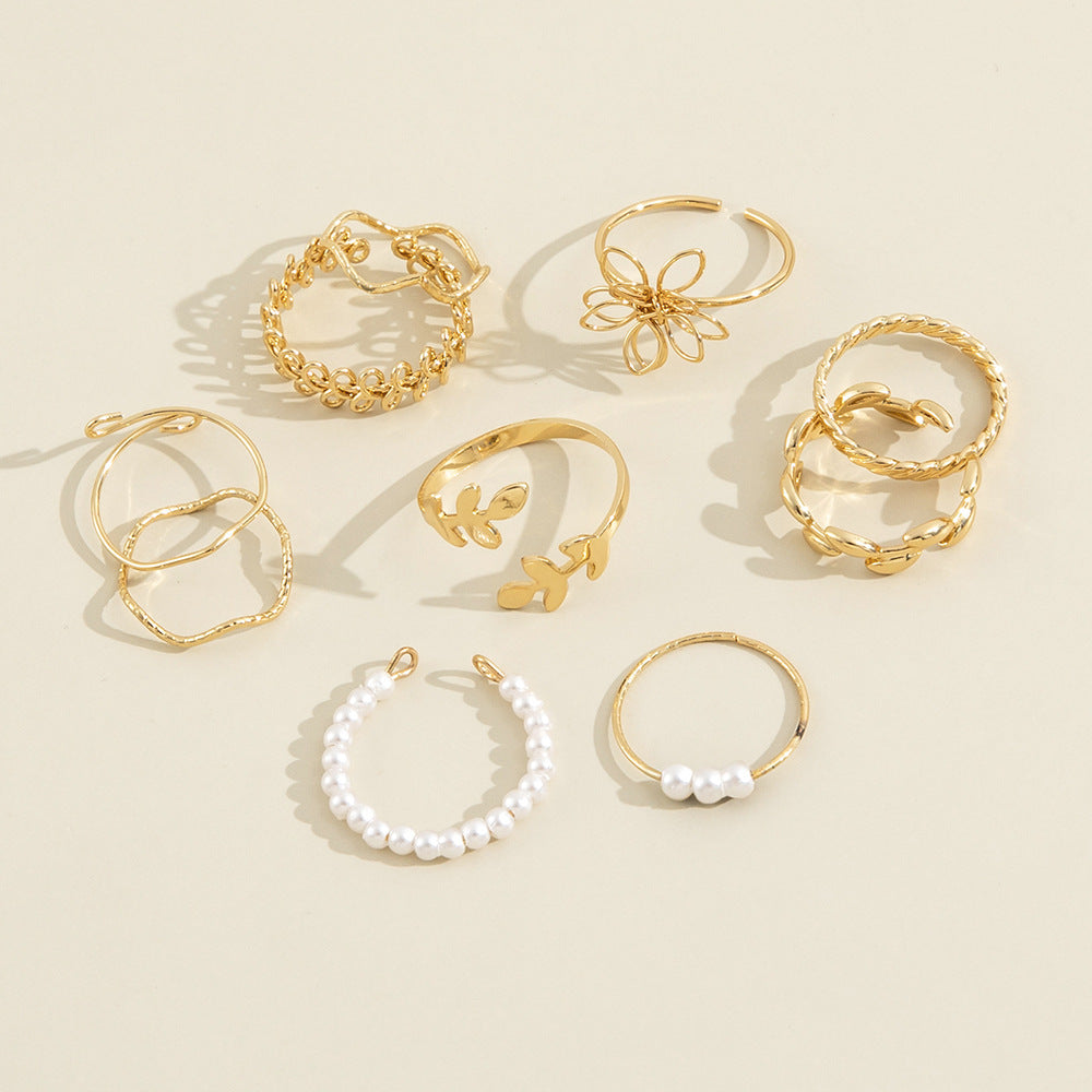 Floral Ring Set