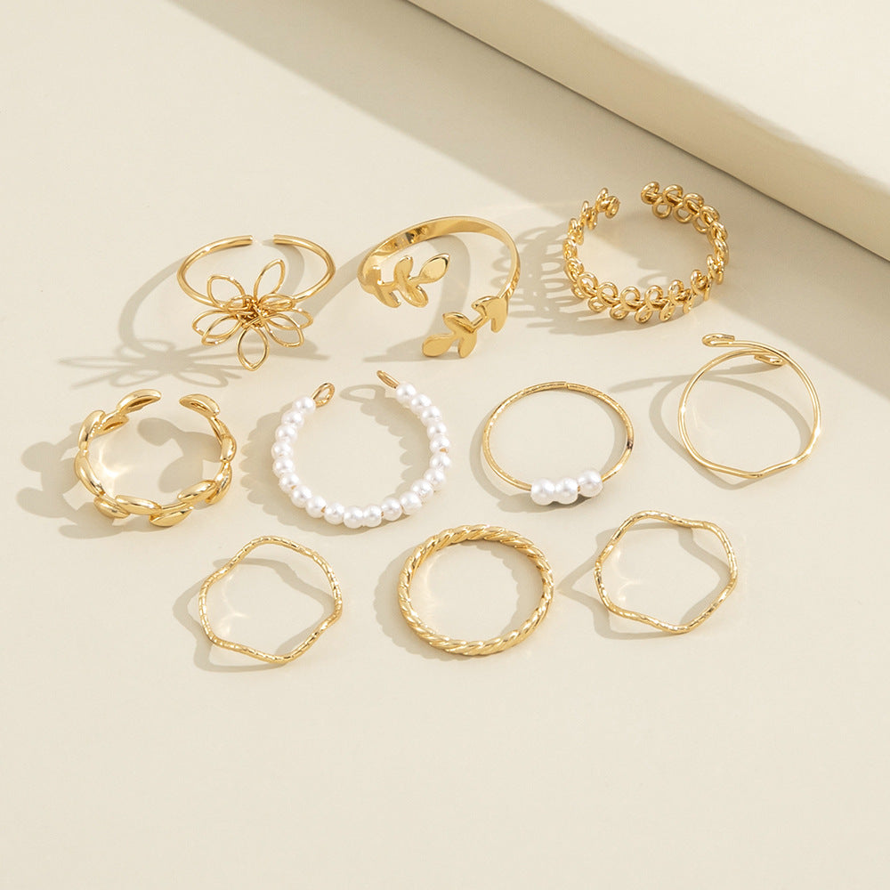 Floral Ring Set