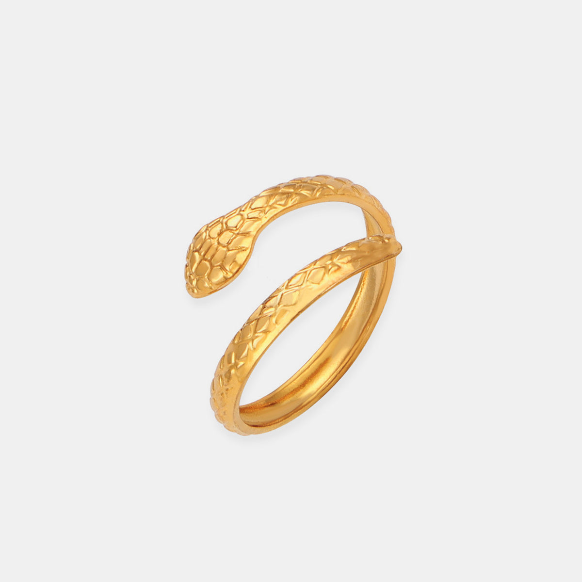 Gold Snake Slither Ring