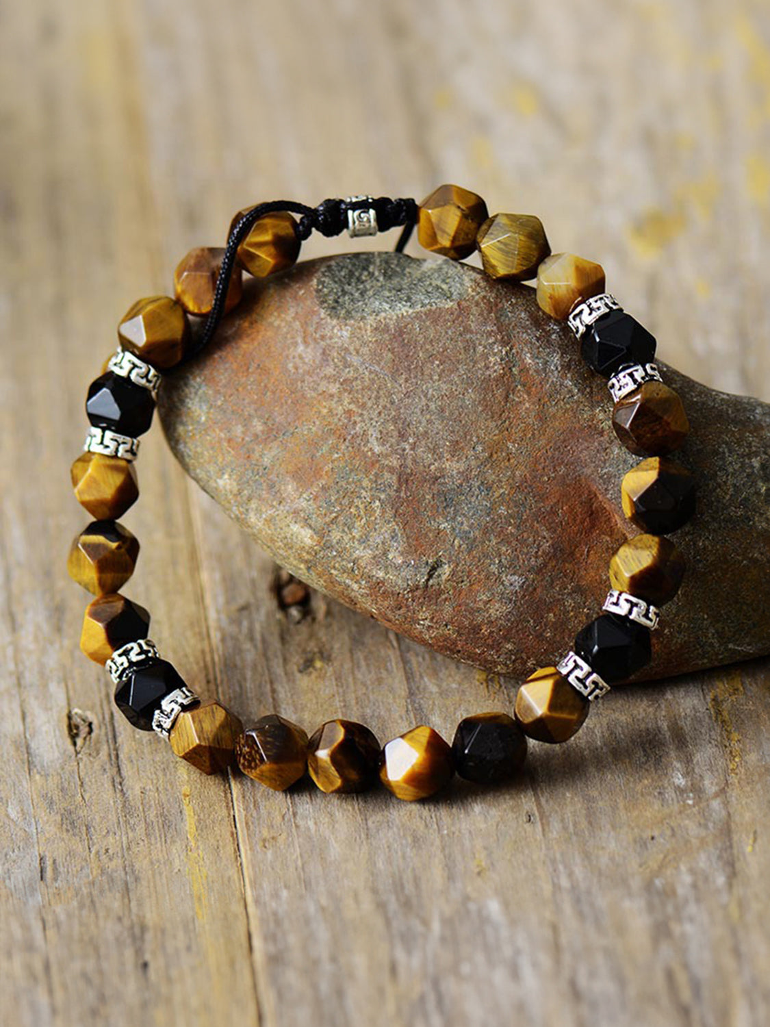Adjustable Natural Stone Bracelet