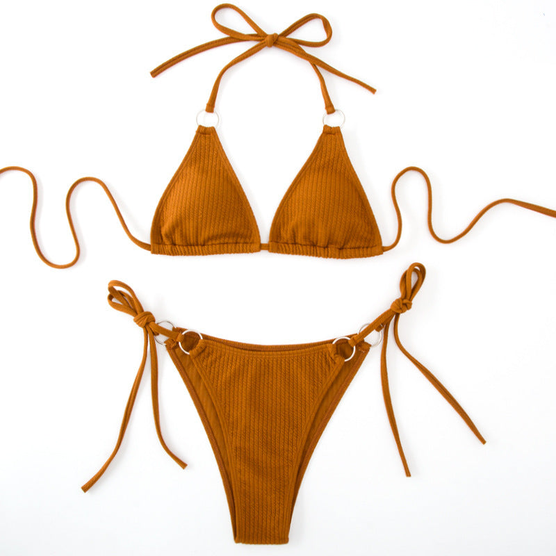 Ring Ribbed Bikini