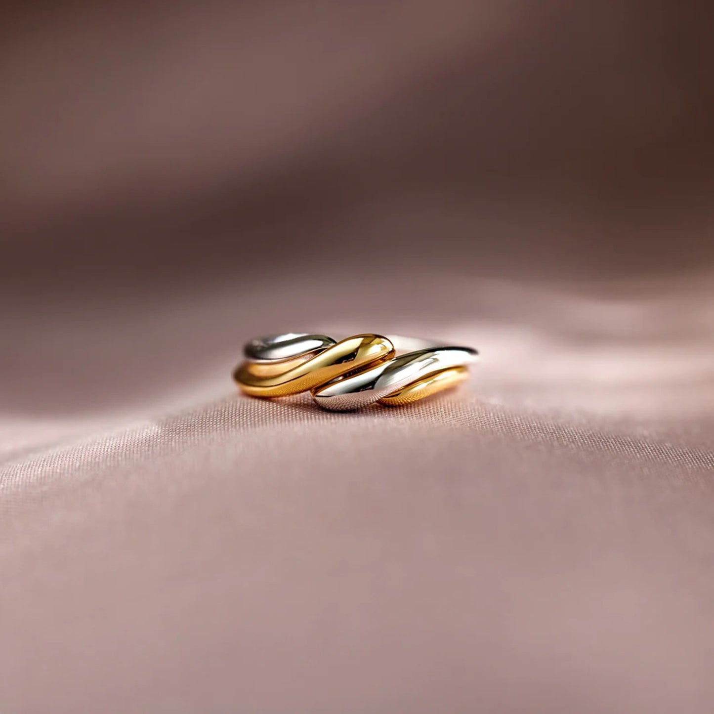 Twisted Adjustable Statement Ring