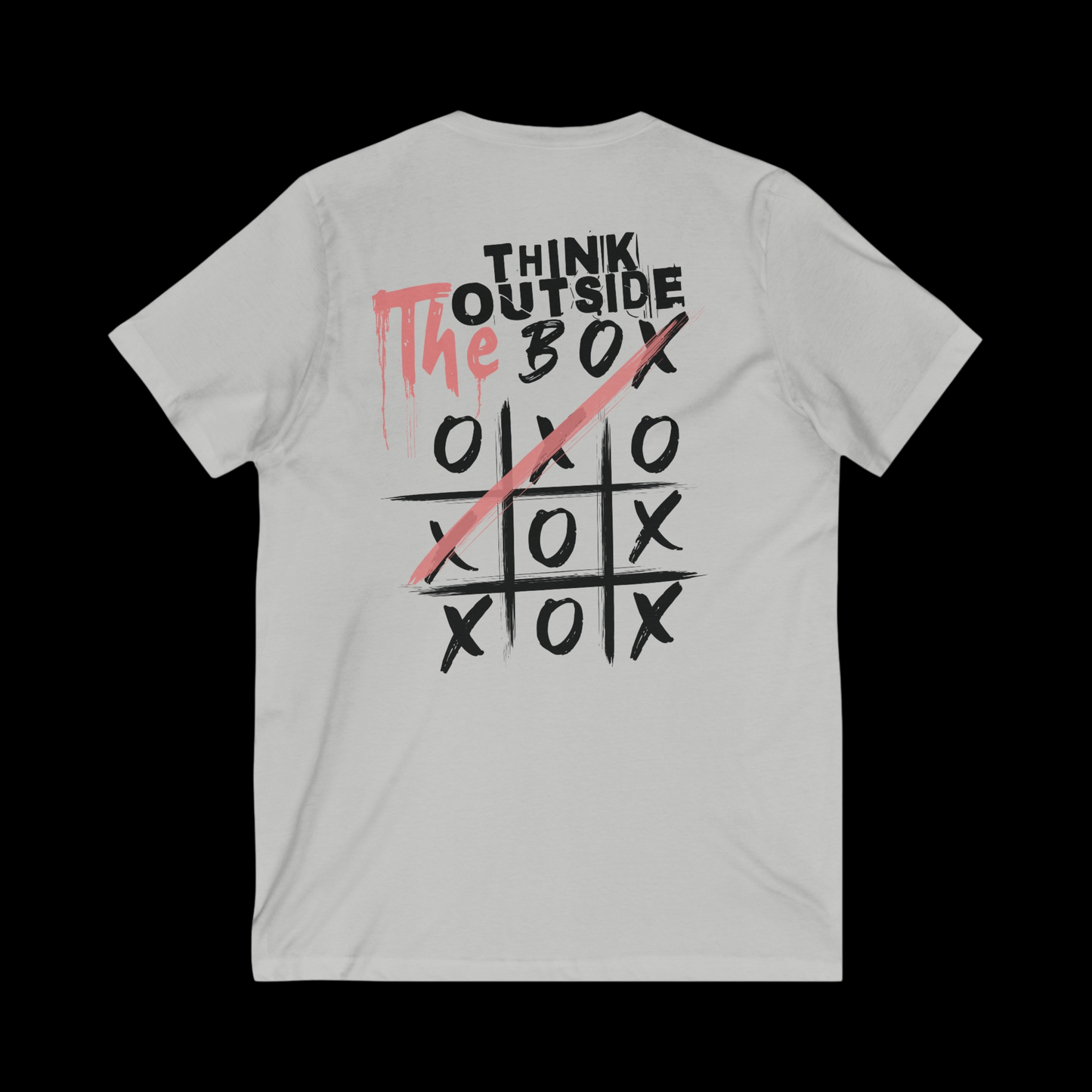 Think Outside The Box V-Neck Tee