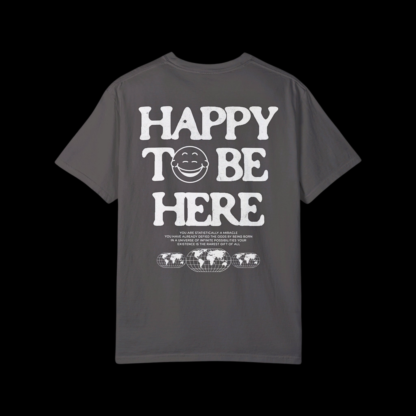 Happy To Be Here Distressed Tee