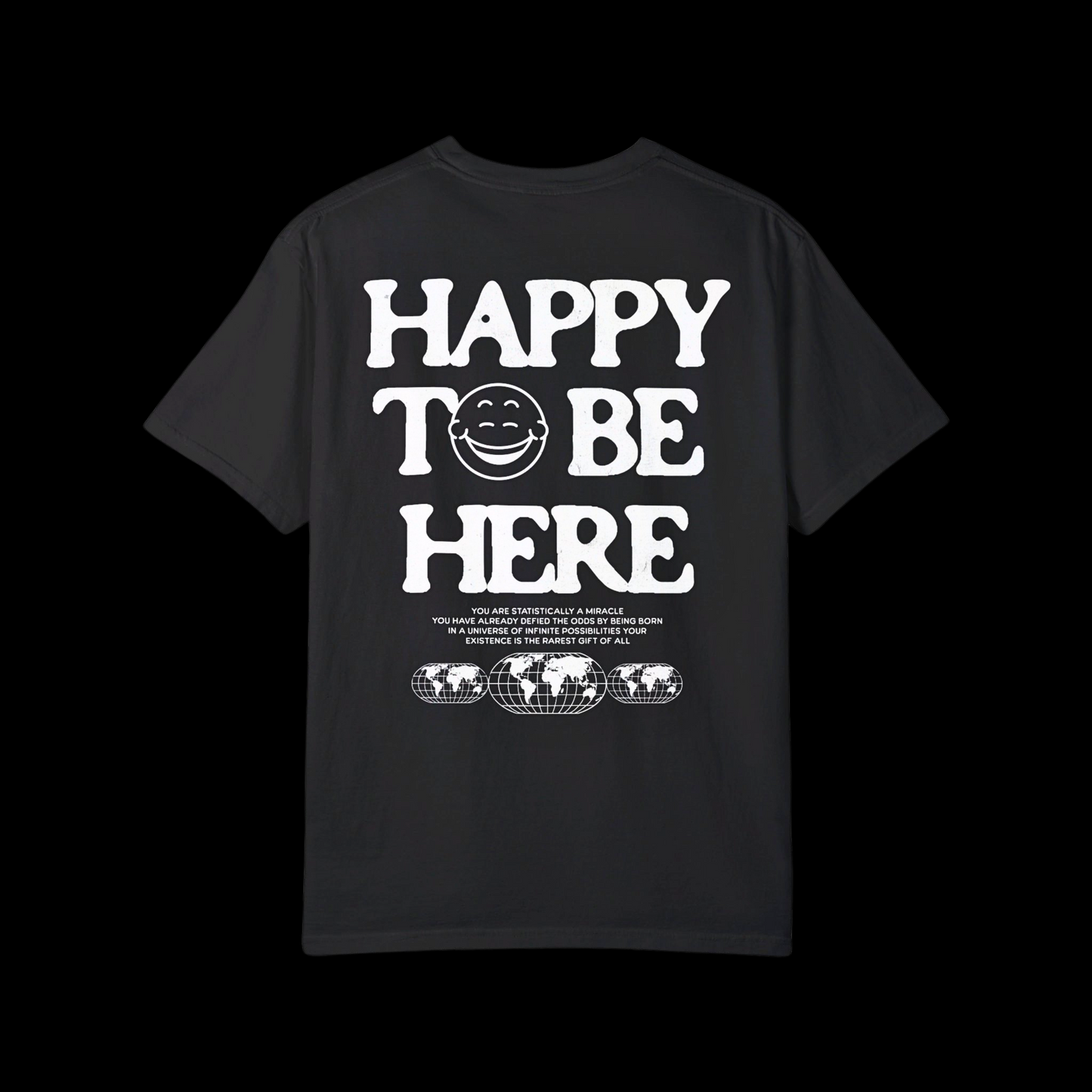 Happy To Be Here Distressed Tee