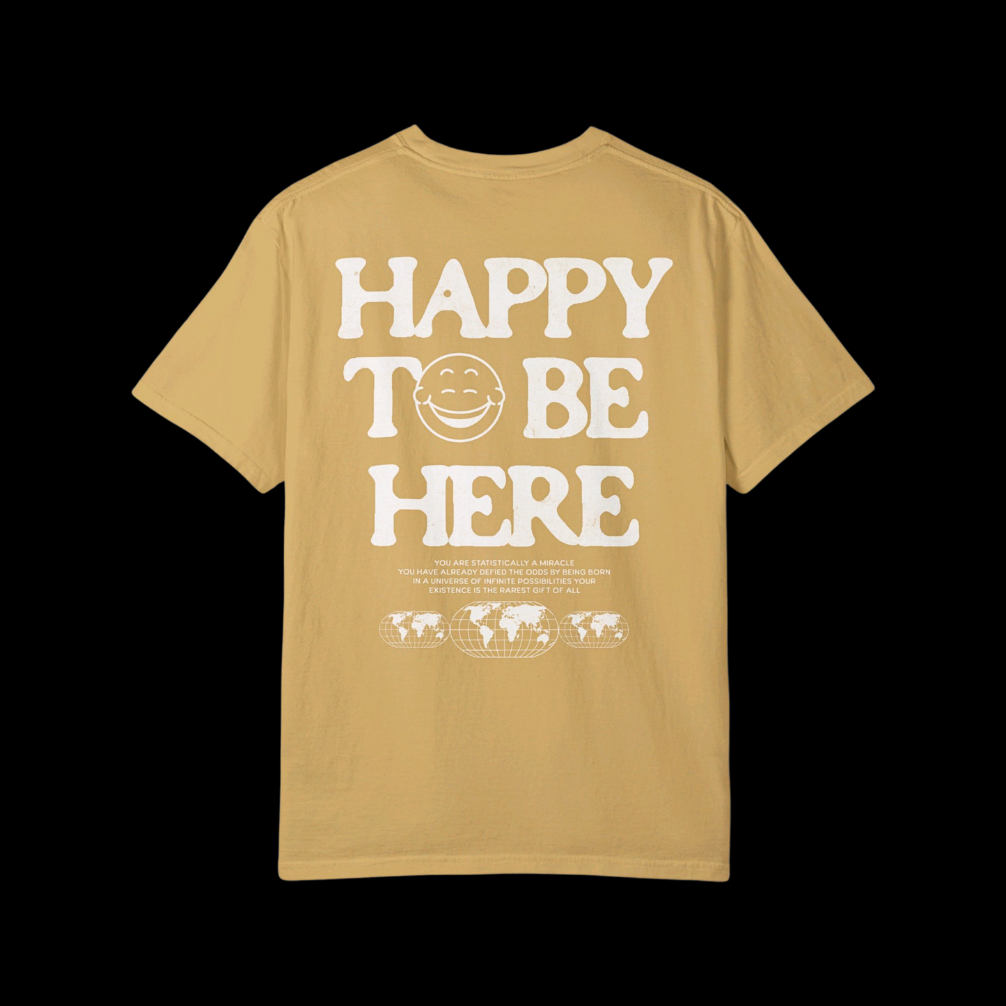 Happy To Be Here Distressed Tee