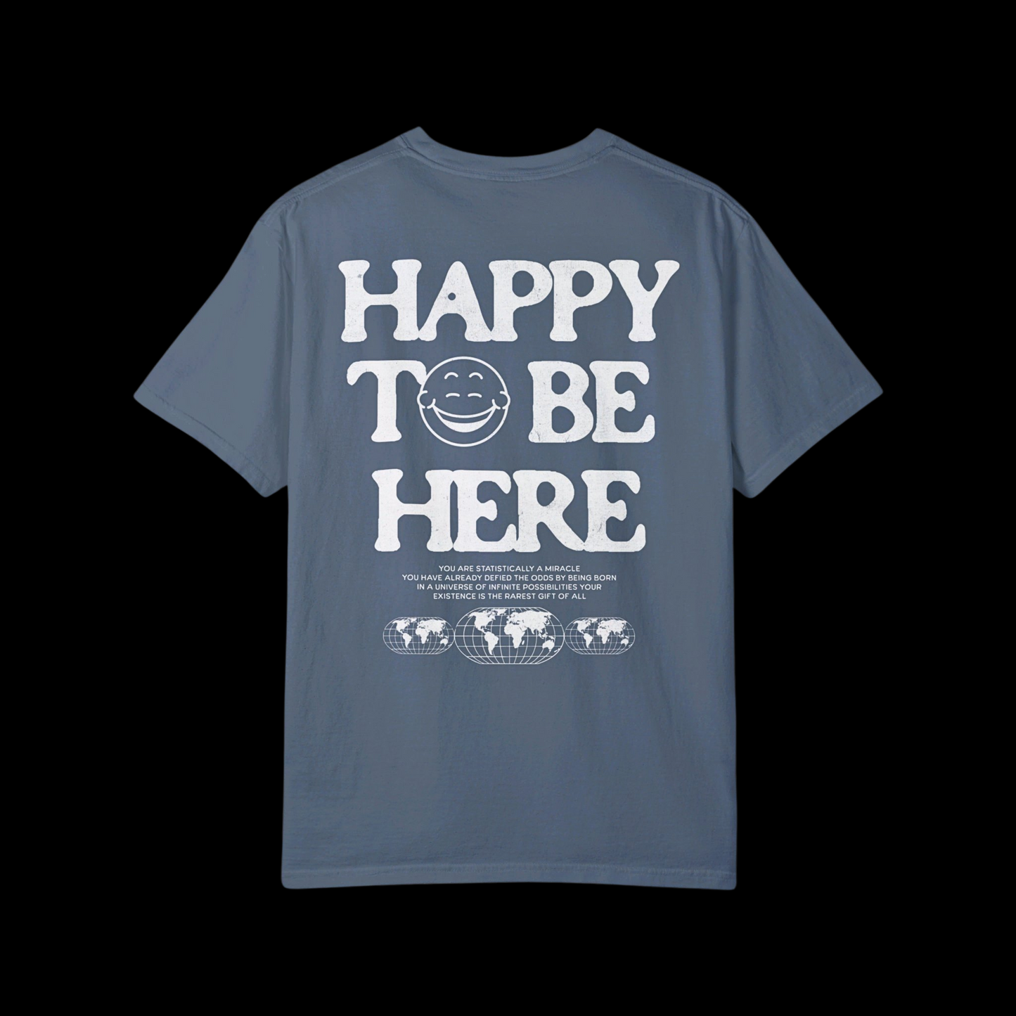 Happy To Be Here Distressed Tee
