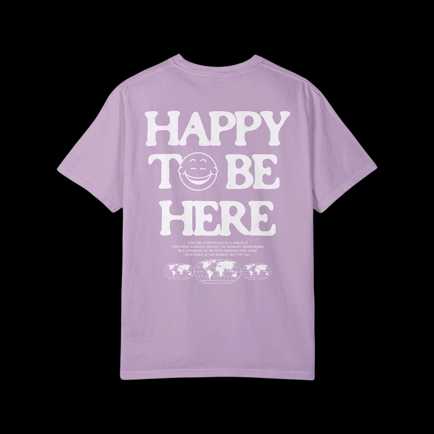Happy To Be Here Distressed Tee