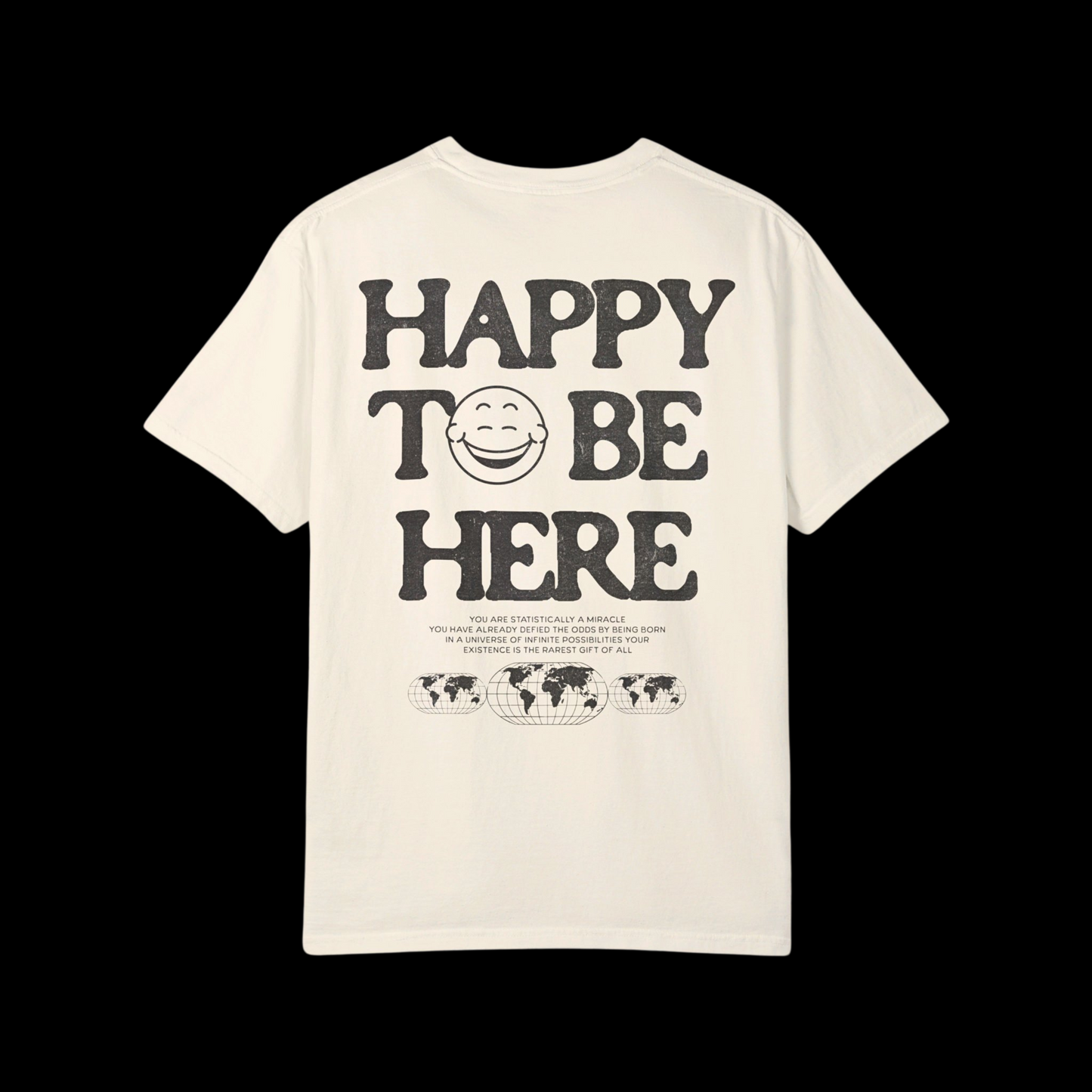 Happy To Be Here Distressed Tee
