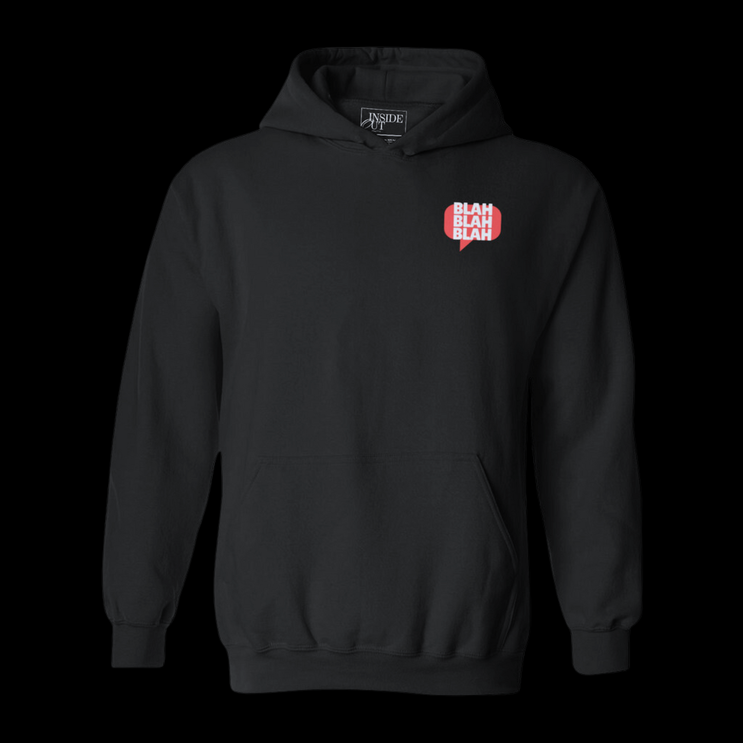 Less Talk More Action Hoodie Dark