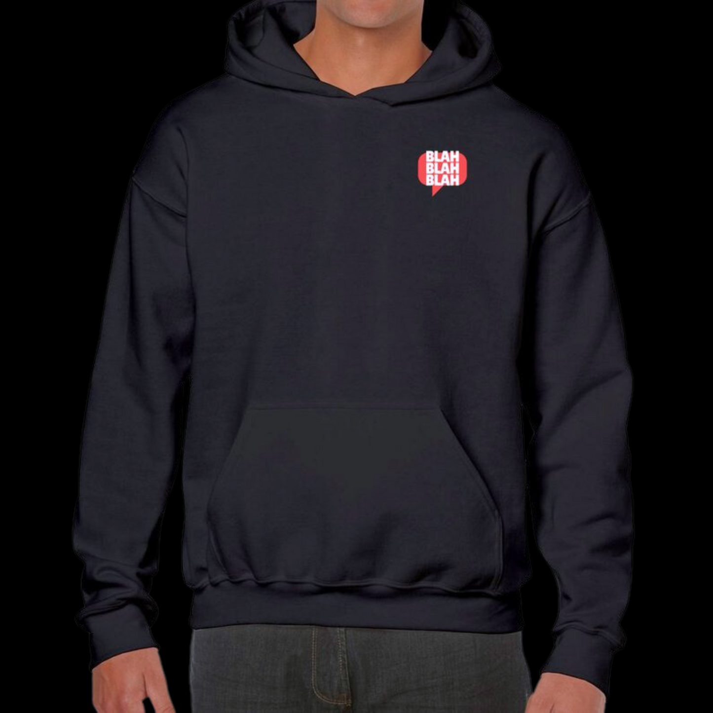 Less Talk More Action Hoodie Dark
