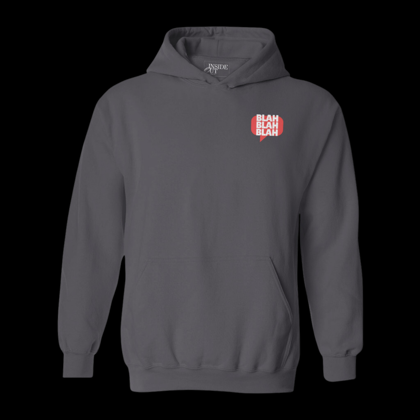 Less Talk More Action Hoodie Dark