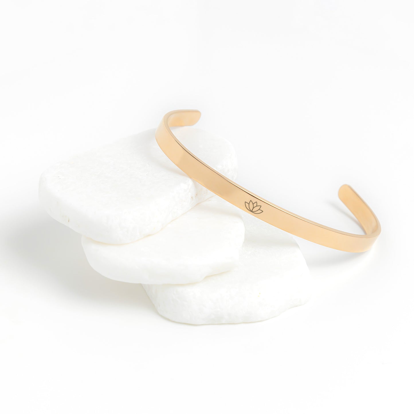 The Lotus Flower Affirmation Bracelet