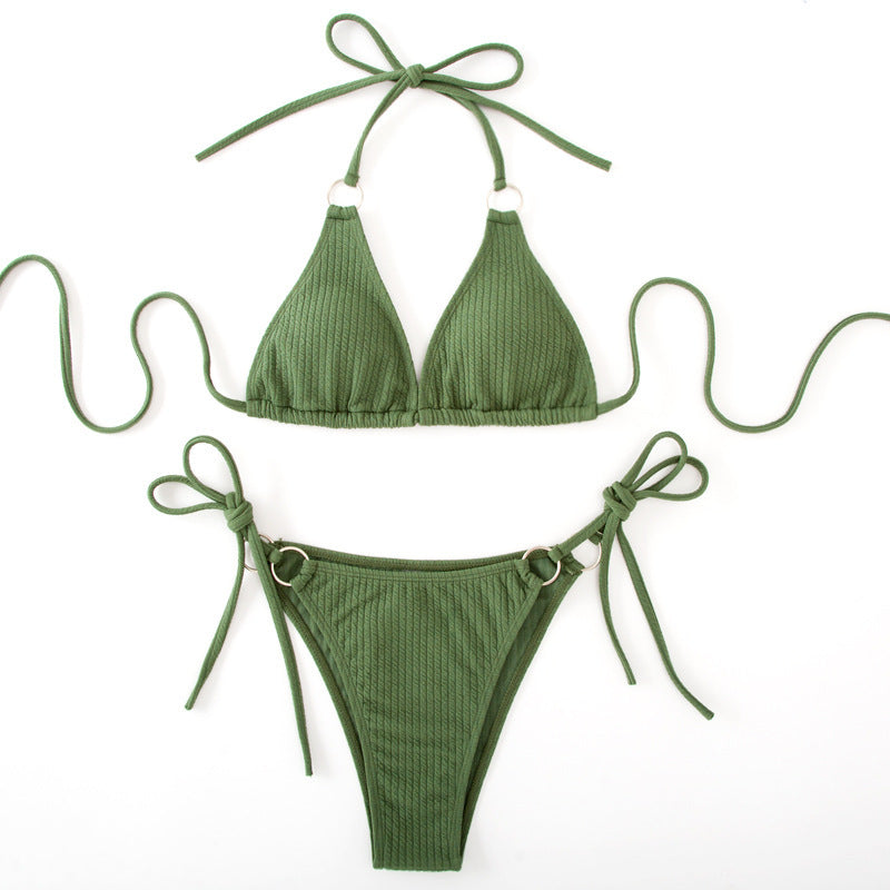 Ring Ribbed Bikini