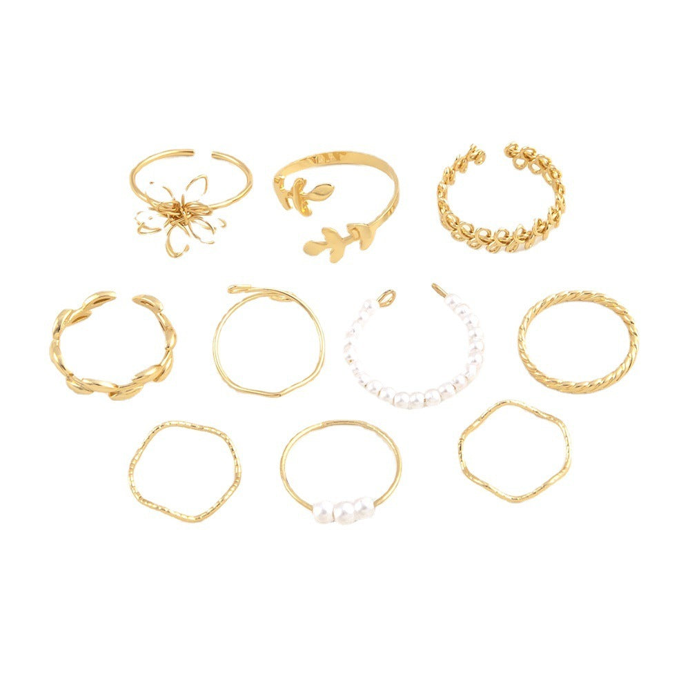 Floral Ring Set