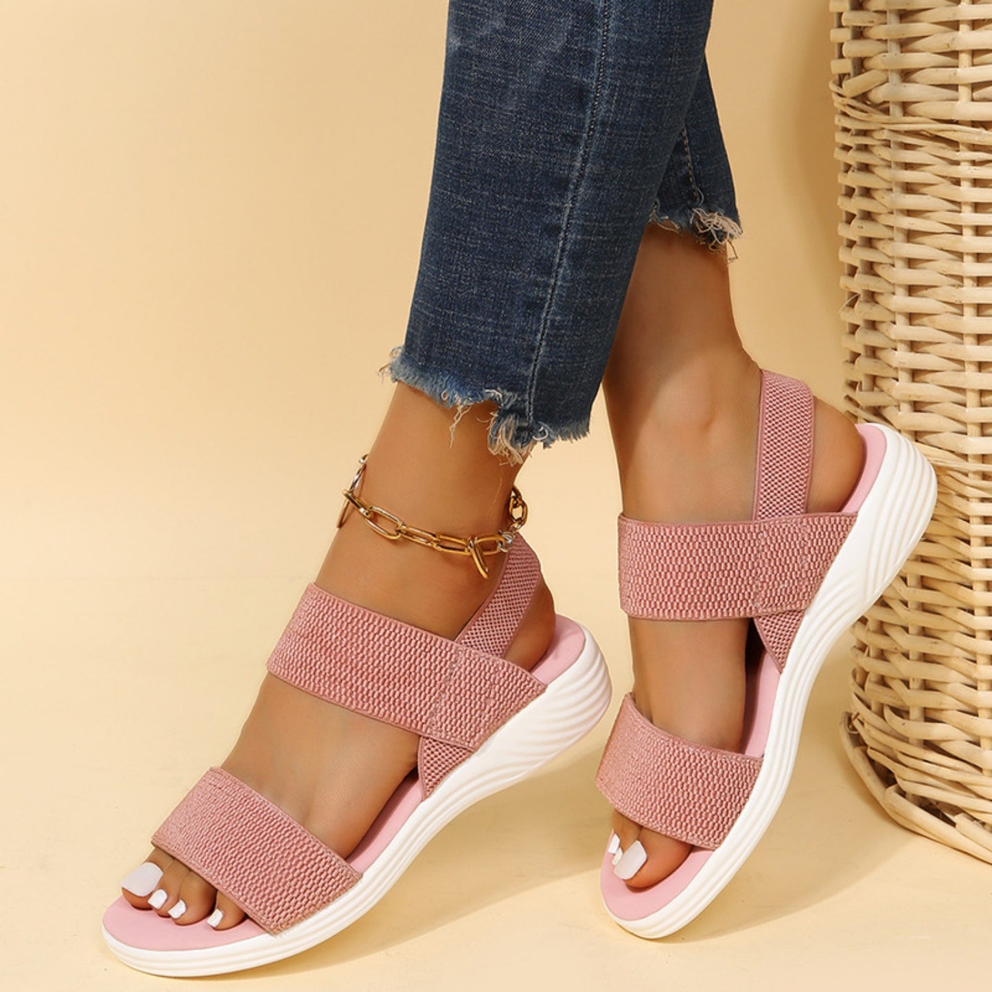 Open Toe Platform Sandals