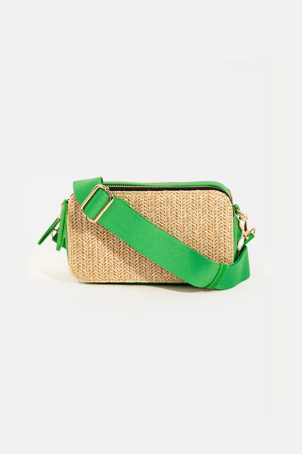 Straw Crossbody Bag