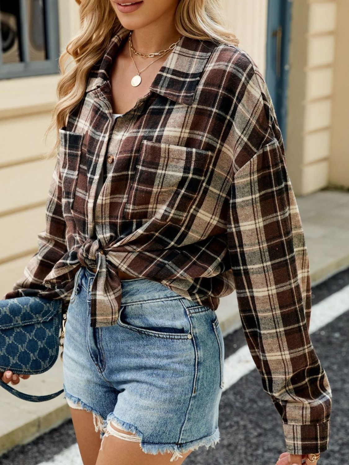 Plaid Long Sleeve Shirt
