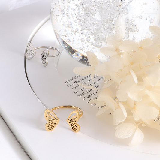 Adjustable Butterfly Ring