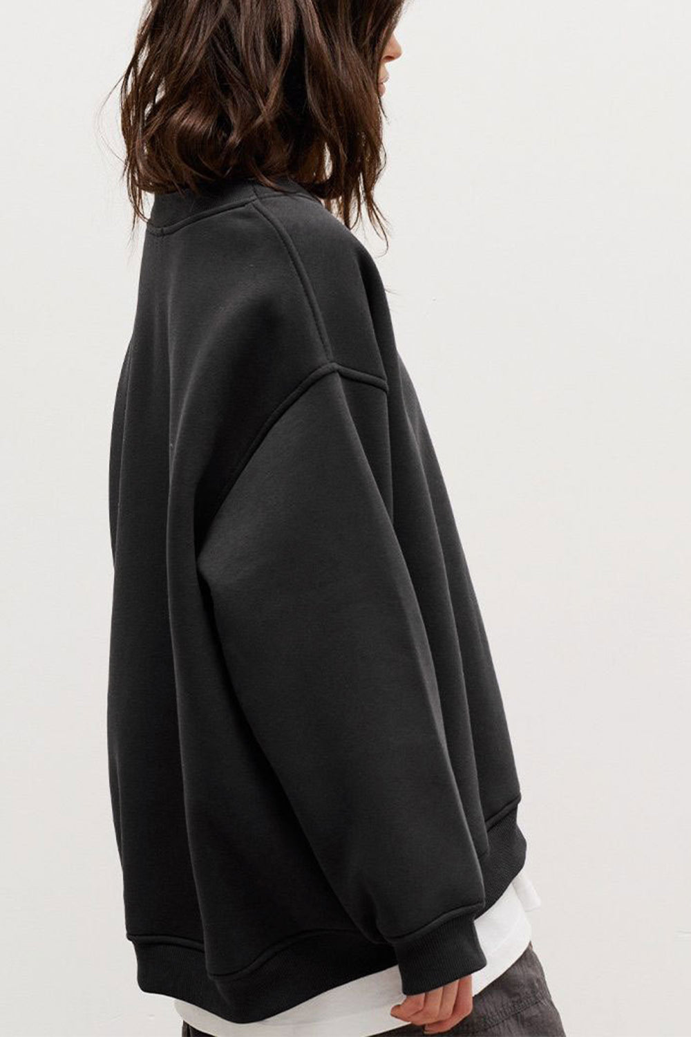 Oversized Round Neck Sweatshirt