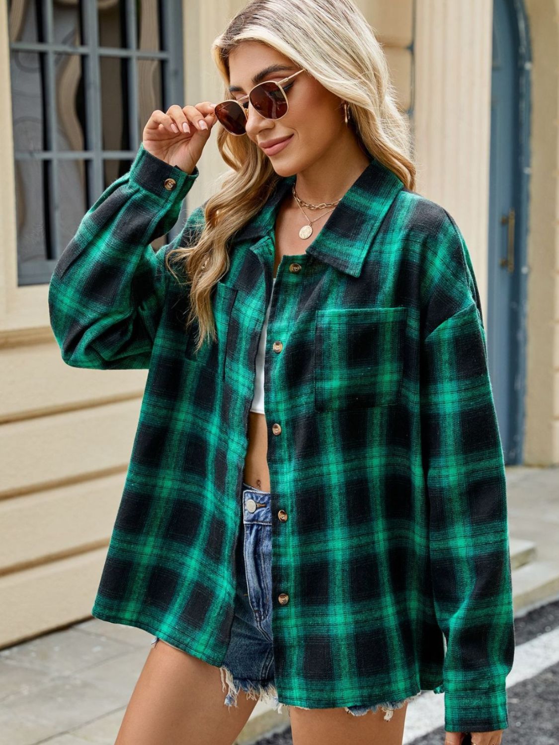 Plaid Long Sleeve Shirt