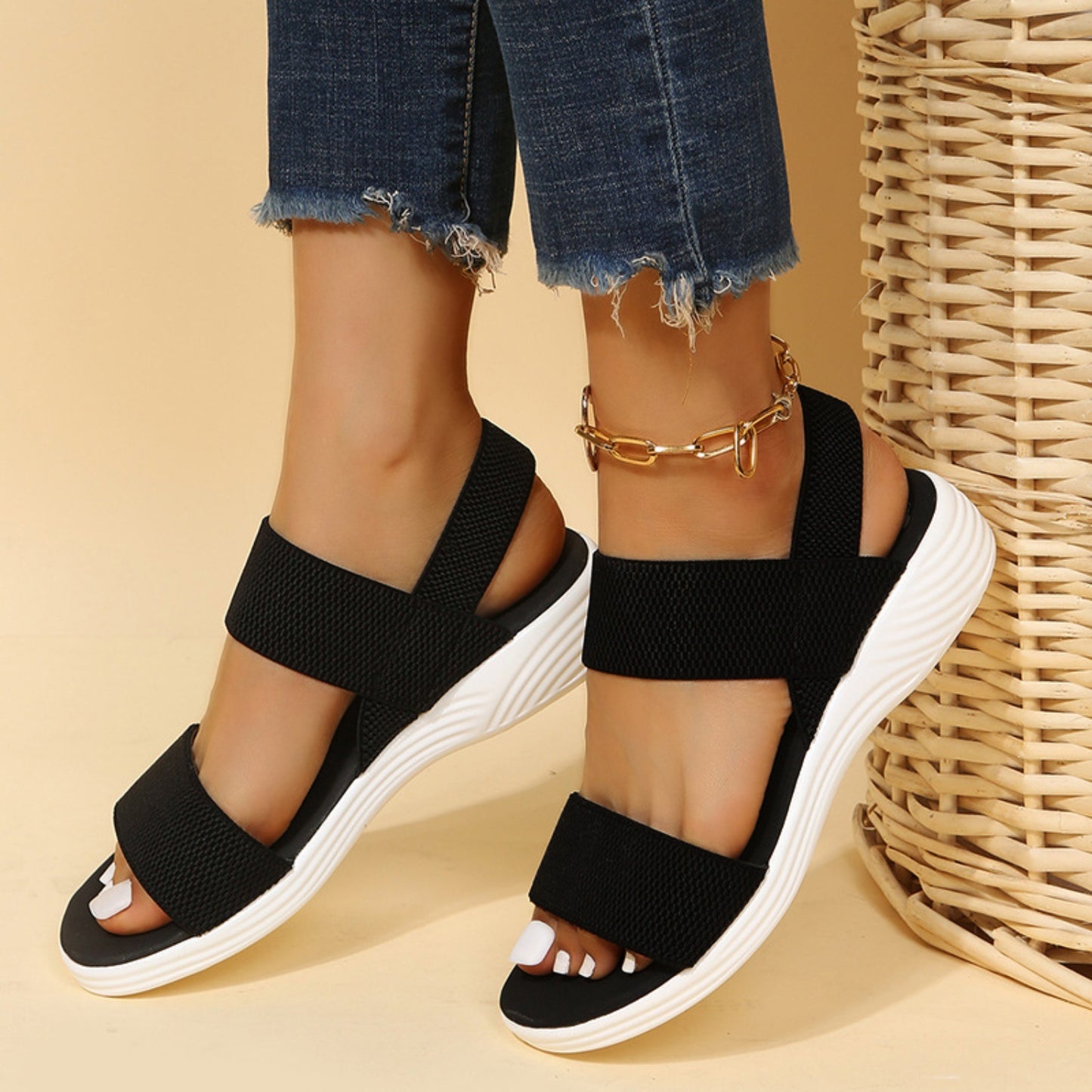 Open Toe Platform Sandals