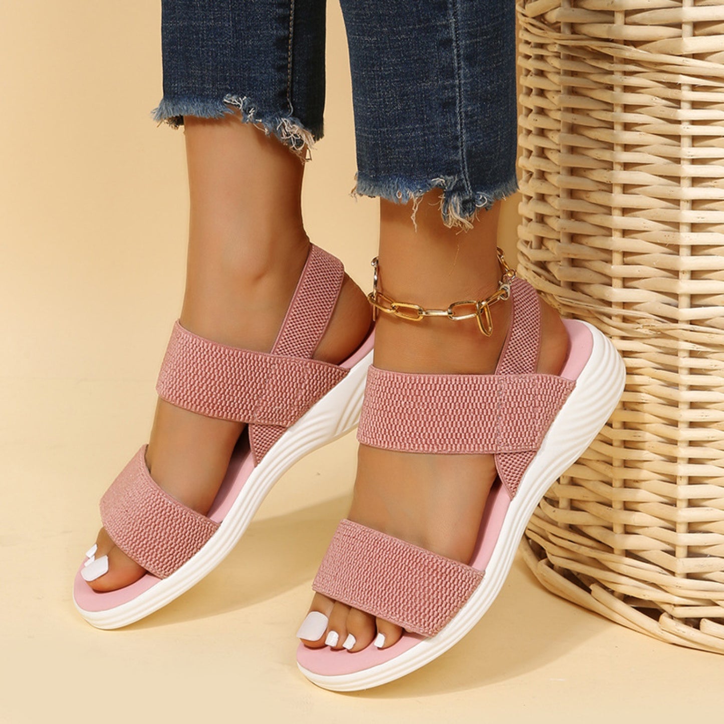 Open Toe Platform Sandals