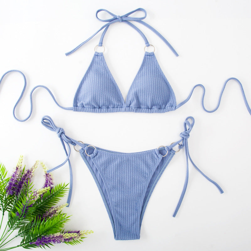 Ring Ribbed Bikini