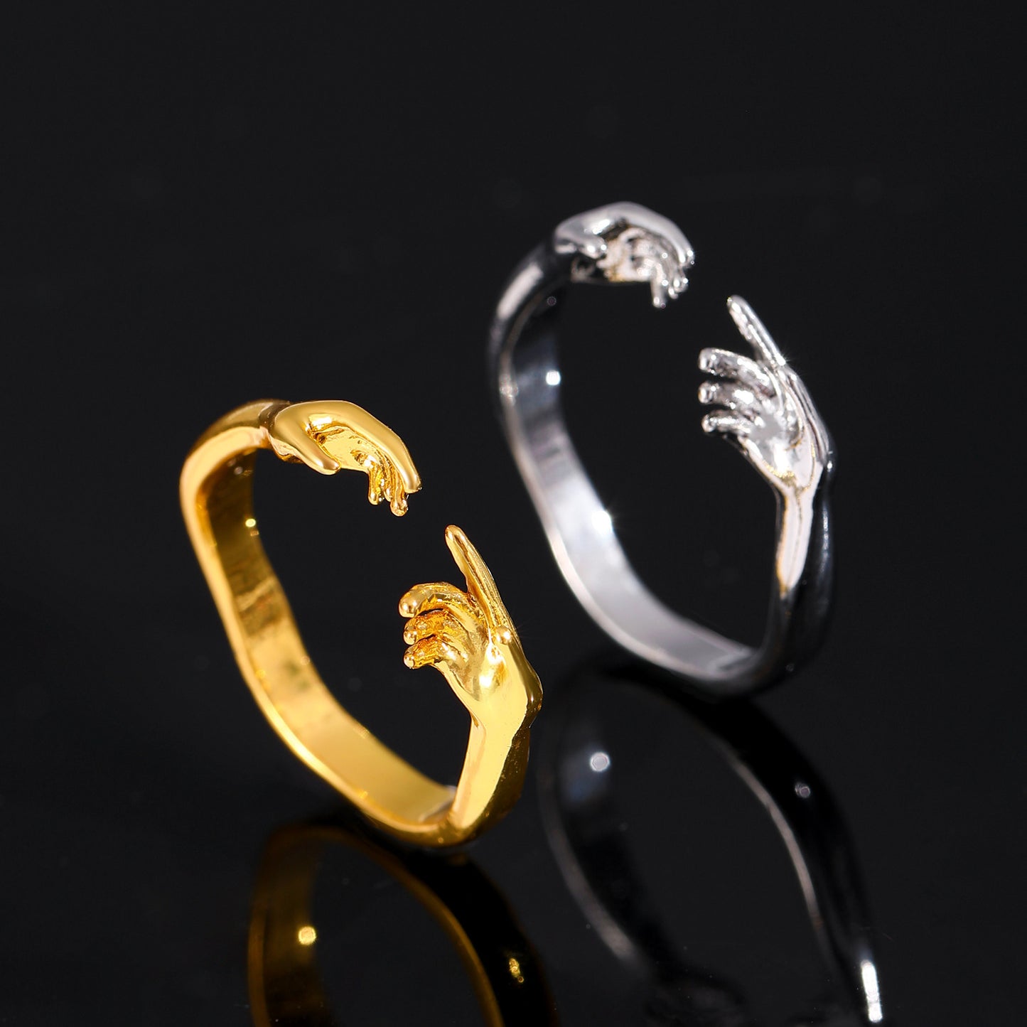The Creation Of Adam Hands Ring