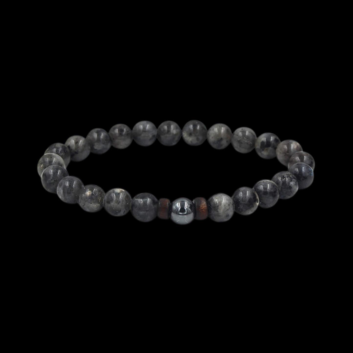 Black Volcanic Natural Stone Bracelet