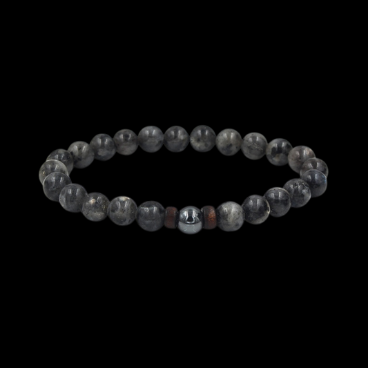 Black Volcanic Natural Stone Bracelet