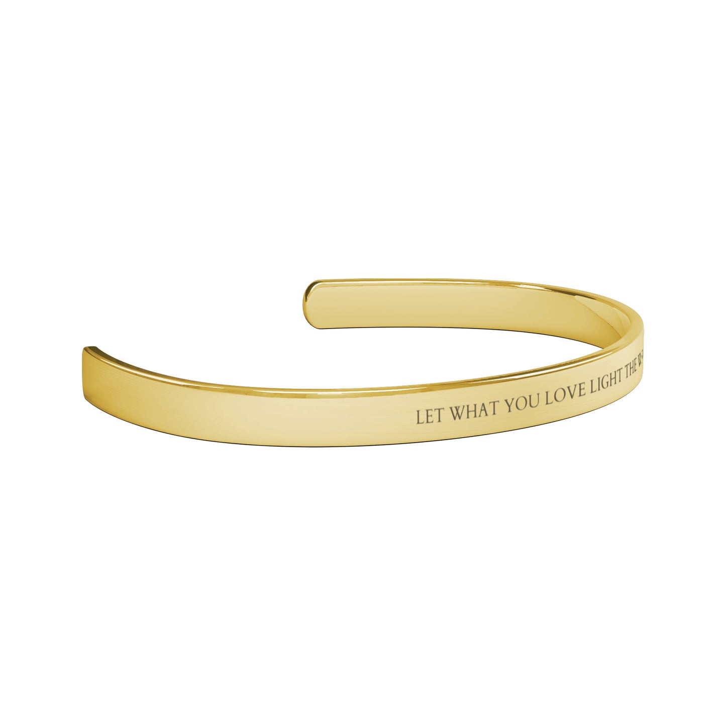 Let What You Love Light The Way Bracelet
