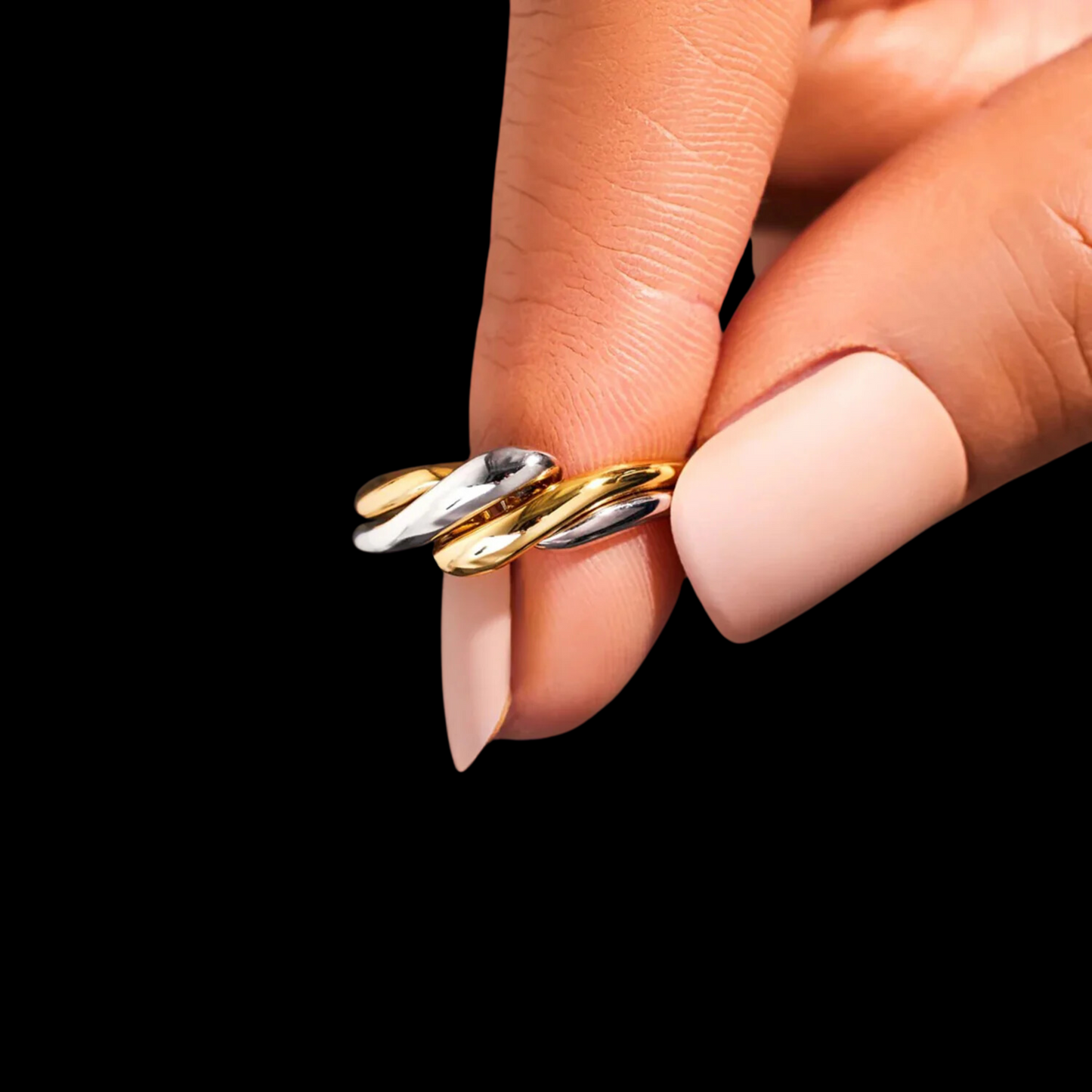 Twisted Adjustable Statement Ring