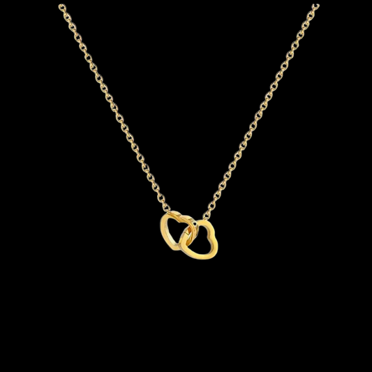 Double Heart Necklace