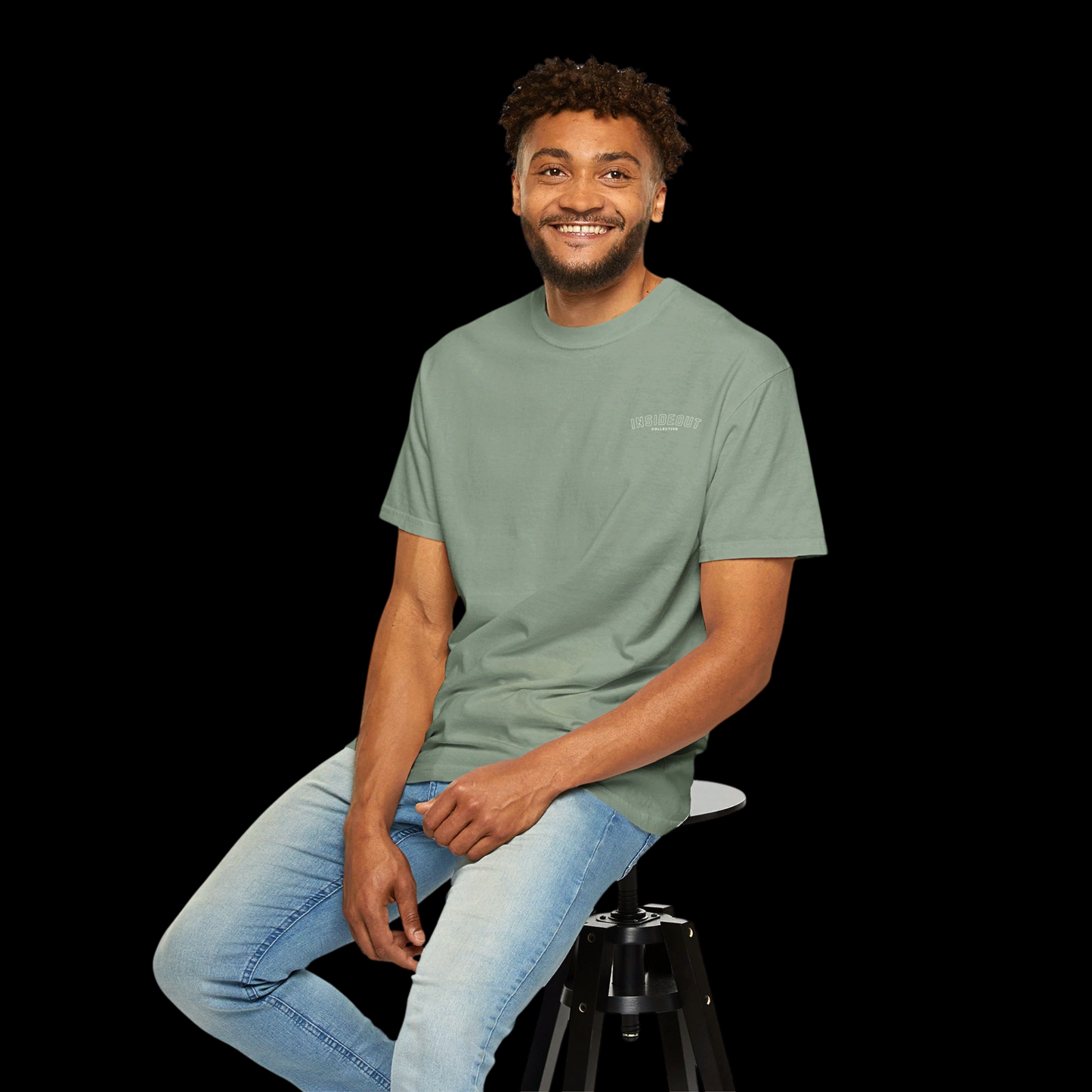 Happy To Be Here Distressed Tee