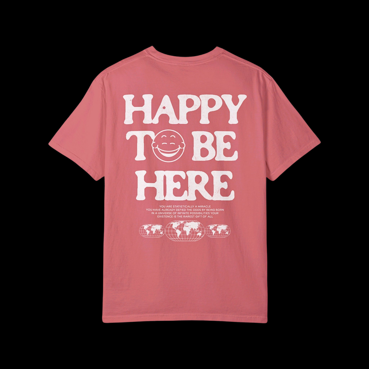 Happy To Be Here Distressed Tee