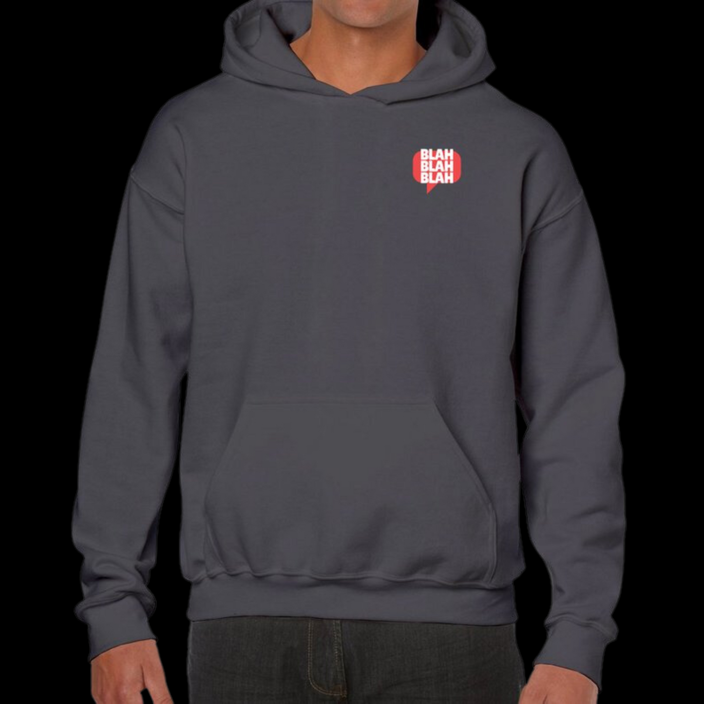 Less Talk More Action Hoodie Dark