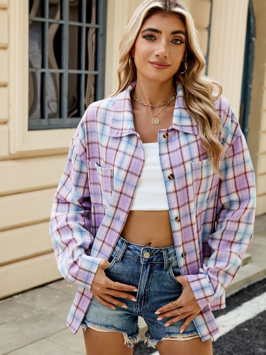 Plaid Long Sleeve Shirt