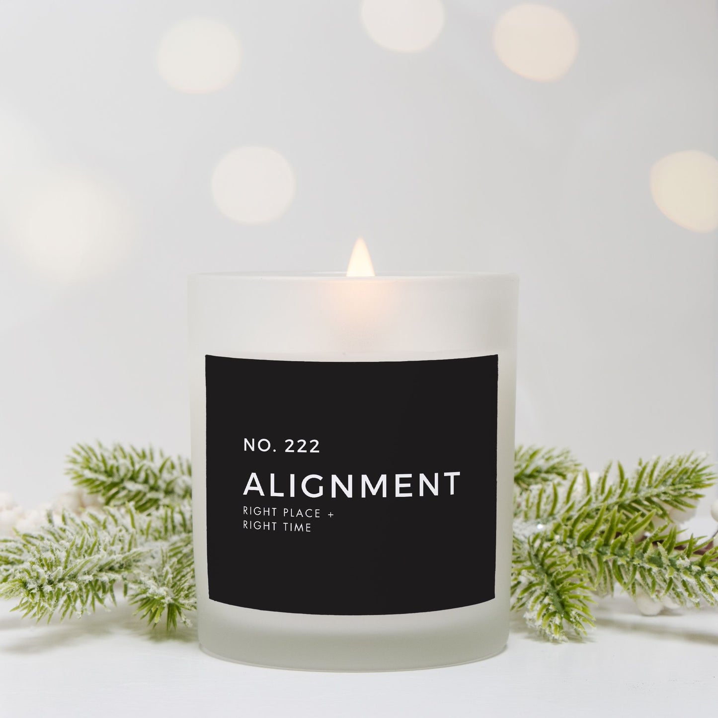 Angel Number 222 Candle