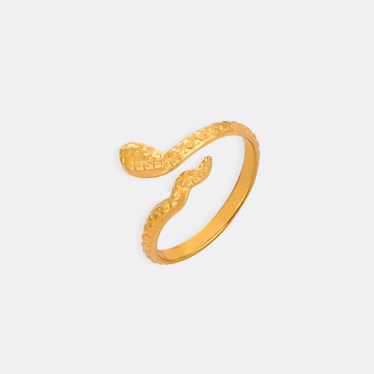 Gold Snake Slither Ring
