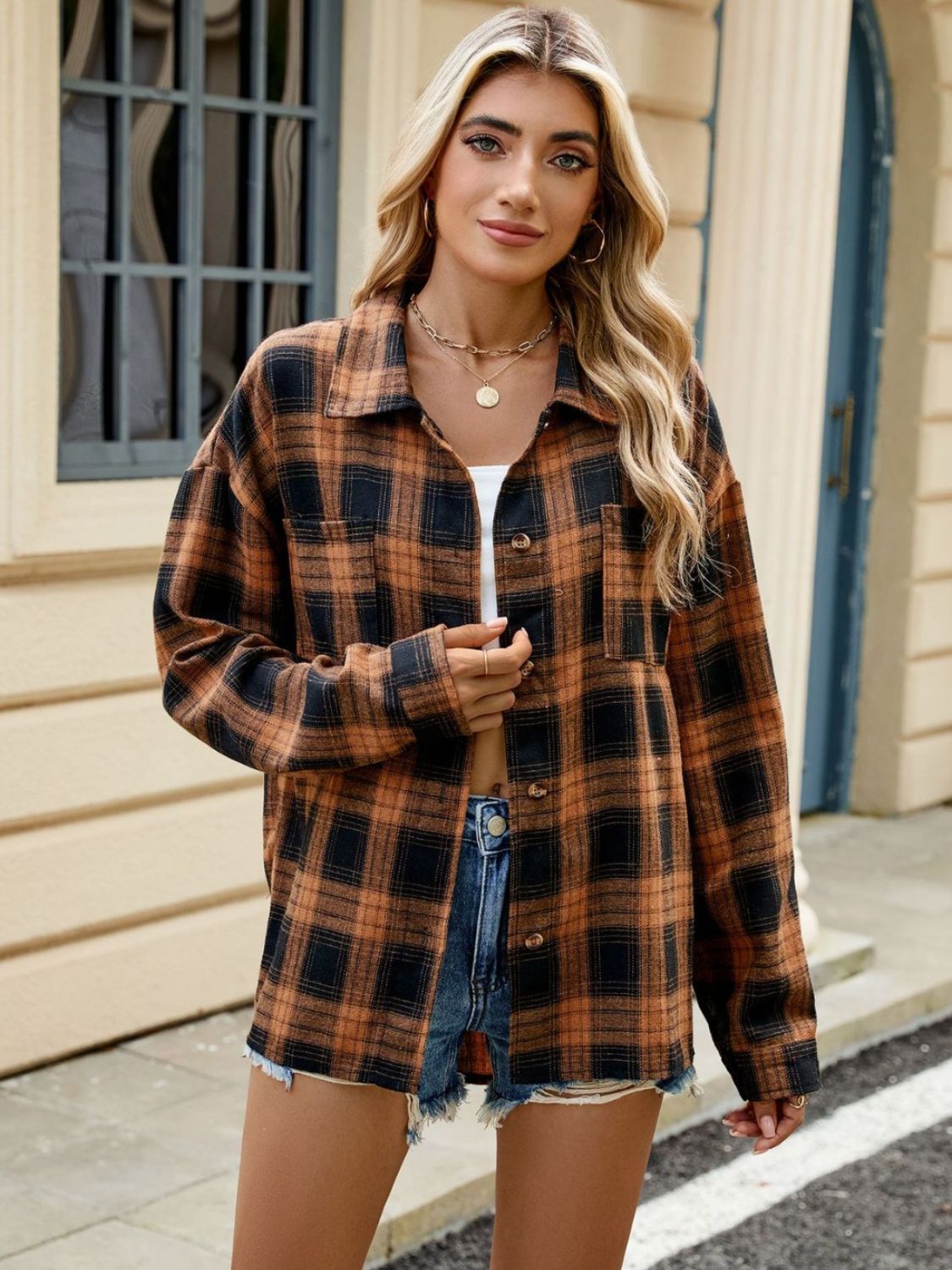 Plaid Long Sleeve Shirt
