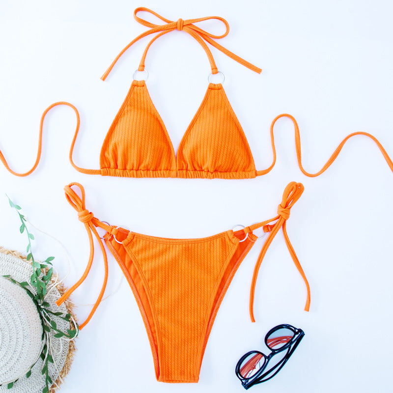 Ring Ribbed Bikini