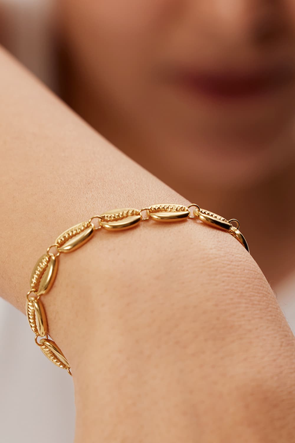 Sea Shell Gold Bracelet