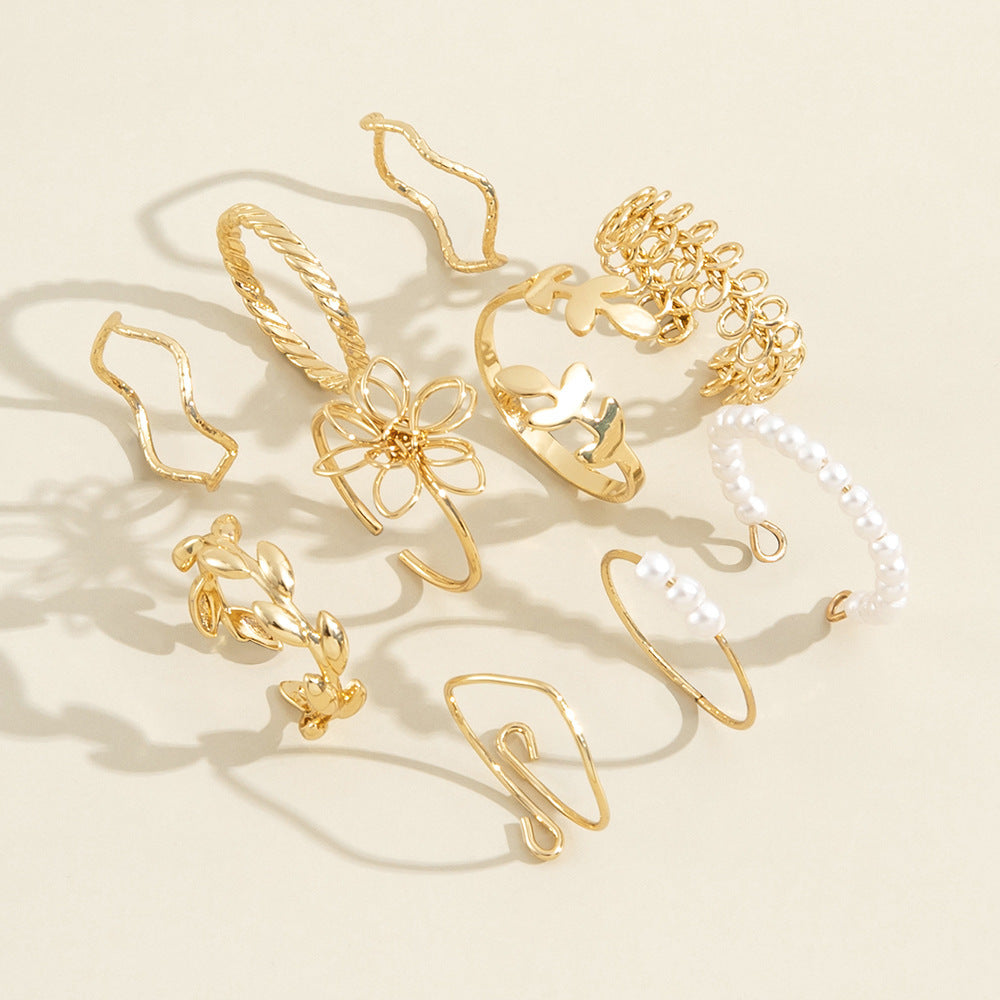 Floral Ring Set