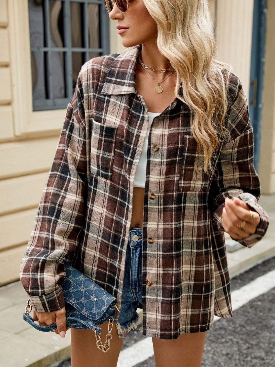 Plaid Long Sleeve Shirt