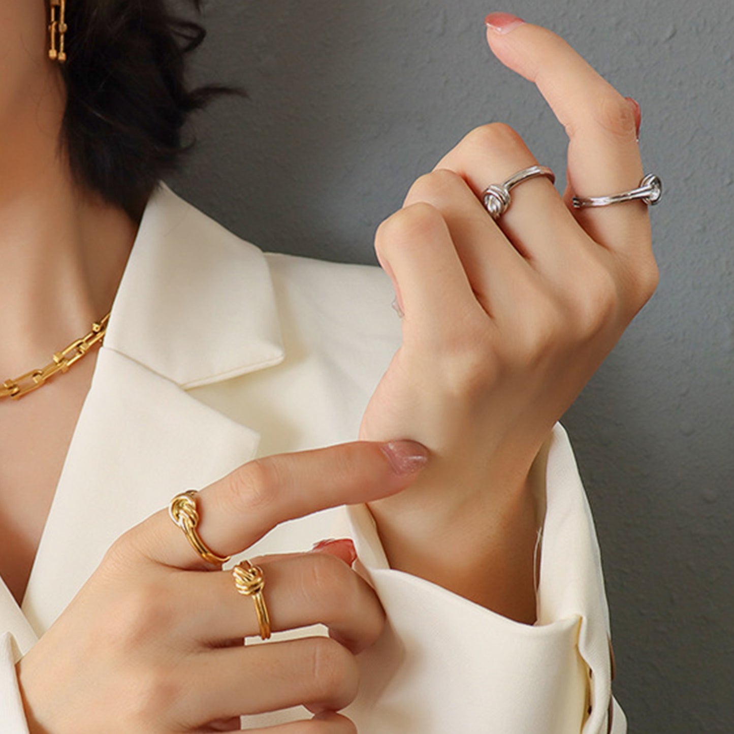Stackable Knot Ring